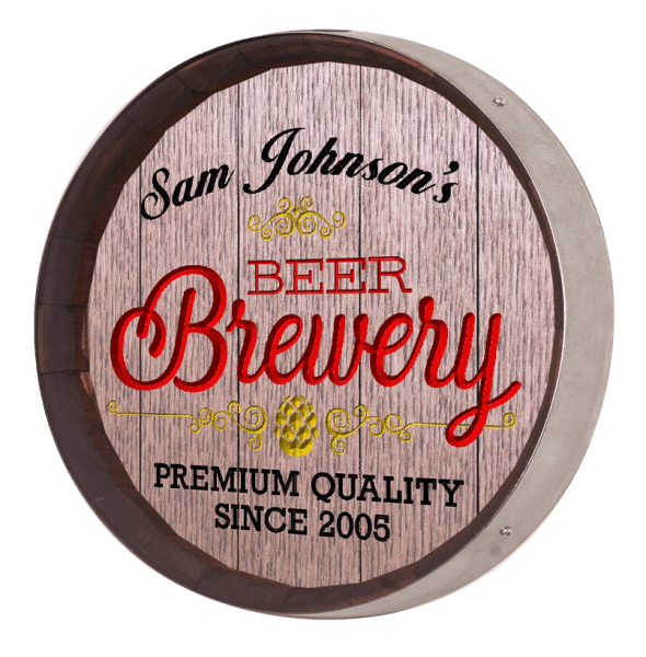 Beer Barrel Sign - Brewery