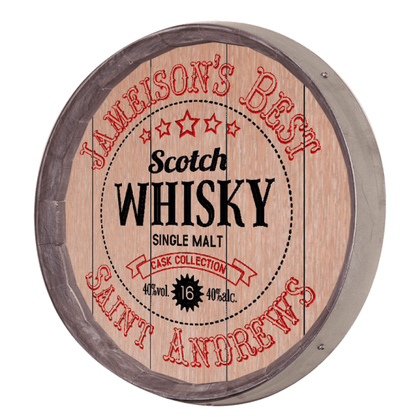 Whiskey Barrel Sign - Scotch