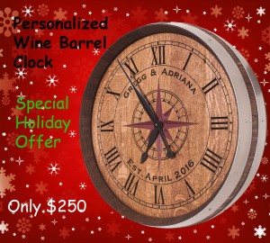 compass rose tenth barrel clock holiday special