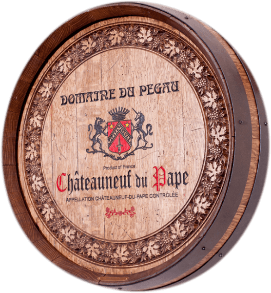 Barrel Carving - Wine Label with Border