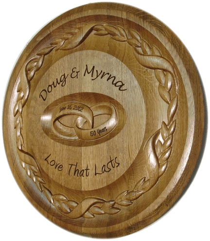 Wedding & Anniversary Barrel Carving