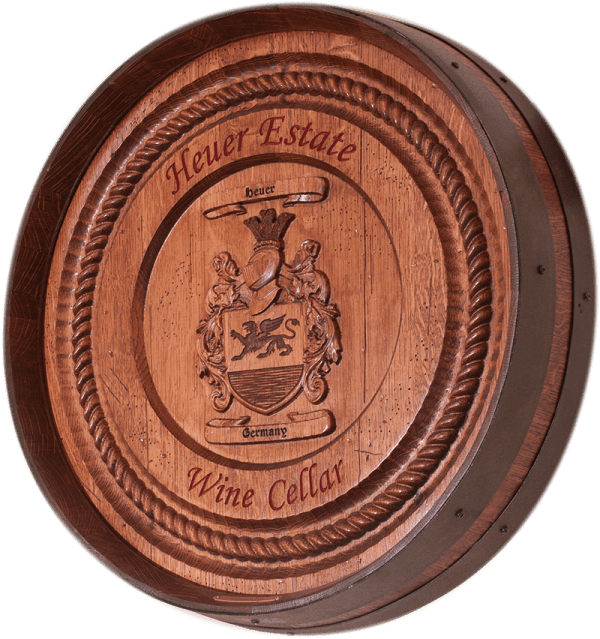 Family Crest Wood Carving