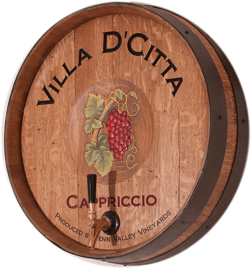 Villa DCitta Winery Barrel Head Tap by eWoodArt