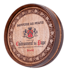 Barrel Carving - Wine Label with Border
