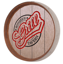 Bar Barrel Sign - Grill