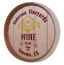 Wine Barrel Sign - Insignia